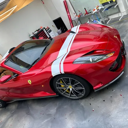 강남 페라리 812 GTS, 랩핑으로 Monza SP1 변신! / 서울 중랑구 망우동