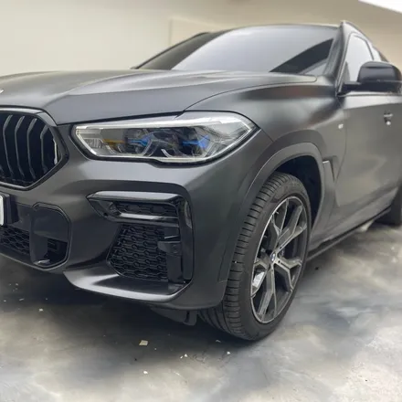 강남 BMW 랩핑 X6 맨하탄 그레이컬러에서 사틴블랙으로 변경 / 서울 중랑구 망우동