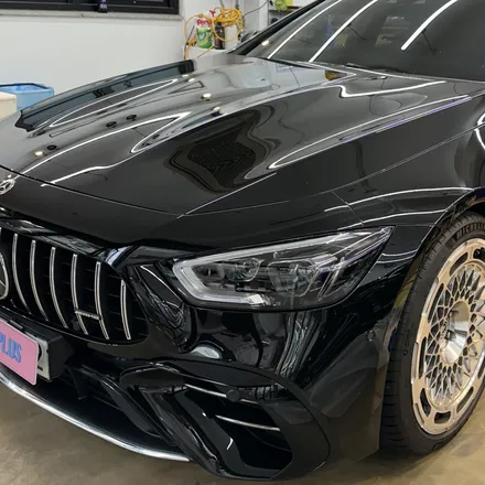 벤츠 AMG GT 43 블랙, 롱비치 블루 랩핑 시공기 / 서울 중랑구 망우동