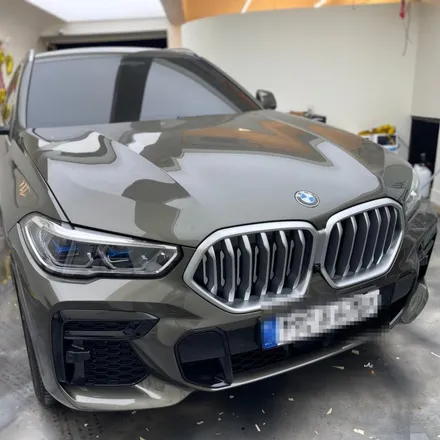 강남 BMW 랩핑 X6 맨하탄 그레이컬러에서 사틴블랙으로 변경 / 서울 중랑구 망우동