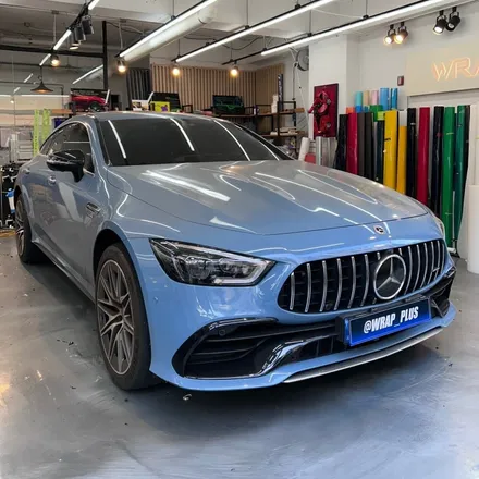 벤츠 AMG GT 랩핑 아이보리 화이트 전체 시공 리뷰 / 서울 중랑구 망우동