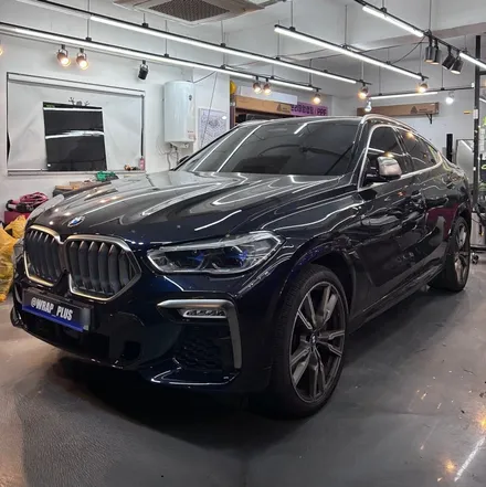 BMW X6 랩핑 사틴블랙으로 분위기와 효율성까지 한번에 / 서울 중랑구 망우동