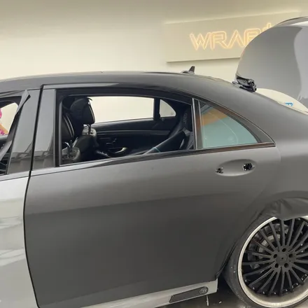 벤츠 S63 AMG X 브라부스, 카본&매트블랙 랩핑 / 서울 중랑구 망우동