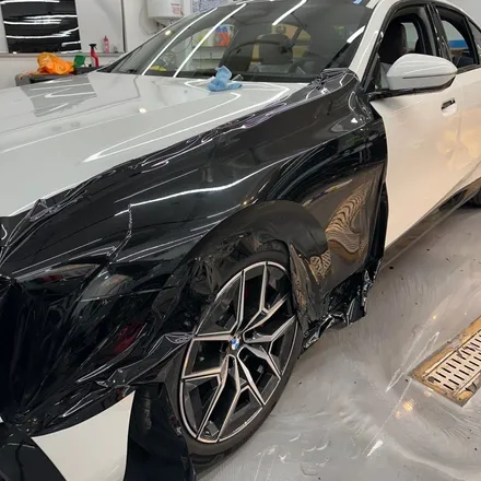 유광 블랙 신형 BMW 5시리즈 랩핑 / 서울 중랑구 망우동