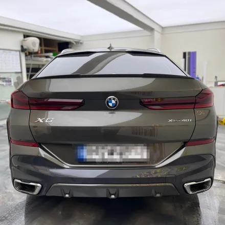강남 BMW 랩핑 X6 맨하탄 그레이컬러에서 사틴블랙으로 변경 / 서울 중랑구 망우동