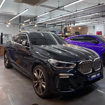 BMW X6 랩핑 사틴블랙으로 분위기와 효율성까지 한번에 / 서울 중랑구 망우동