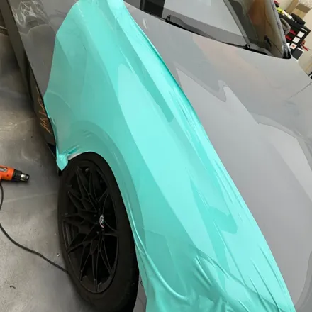 민트초코 BMW M4 랩핑 / 서울 중랑구 망우동