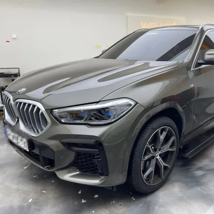 강남 BMW 랩핑 X6 맨하탄 그레이컬러에서 사틴블랙으로 변경 / 서울 중랑구 망우동