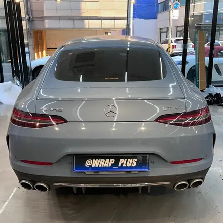 벤츠 AMG GT 랩핑 아이보리 화이트 전체 시공 리뷰 / 서울 중랑구 망우동