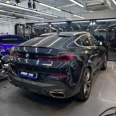 BMW X6 랩핑 사틴블랙으로 분위기와 효율성까지 한번에 / 서울 중랑구 망우동