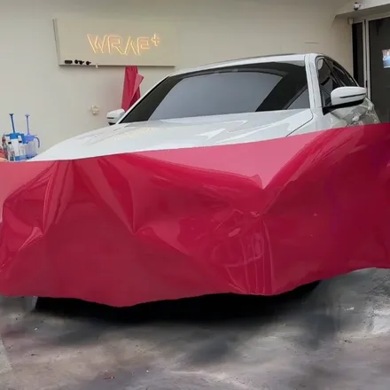 강남 랩핑, BMW 5시리즈 전체 핑크 랩핑 후기 / 서울 중랑구 망우동