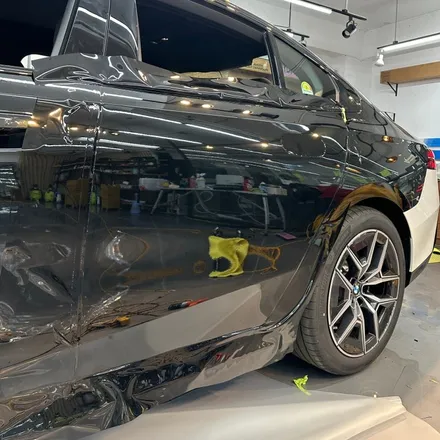유광 블랙 신형 BMW 5시리즈 랩핑 / 서울 중랑구 망우동