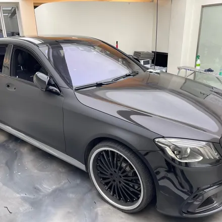 벤츠 S63 AMG X 브라부스, 카본&매트블랙 랩핑 / 서울 중랑구 망우동