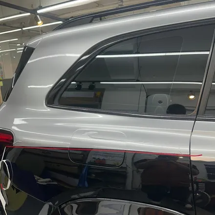벤츠 브라부스 167 AMG GLS 63, 투톤 블랙 & GT 실버 랩핑 시공 / 서울 중랑구 망우동