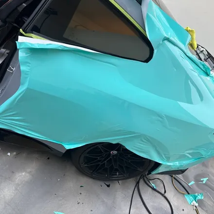 민트초코 BMW M4 랩핑 / 서울 중랑구 망우동