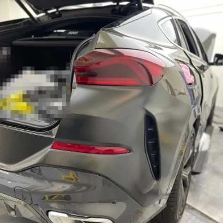 강남 BMW 랩핑 X6 맨하탄 그레이컬러에서 사틴블랙으로 변경 / 서울 중랑구 망우동