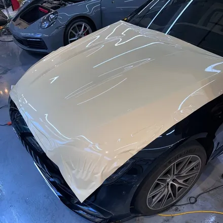 벤츠 AMG GT 랩핑 아이보리 화이트 전체 시공 리뷰 / 서울 중랑구 망우동