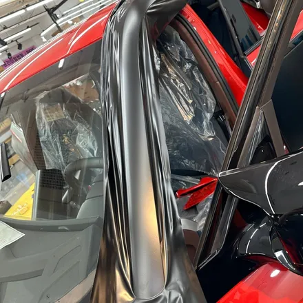 강남에서 BMW XM 사틴 블랙 랩핑 후기 : BLACK & RED / 서울 중랑구 망우동