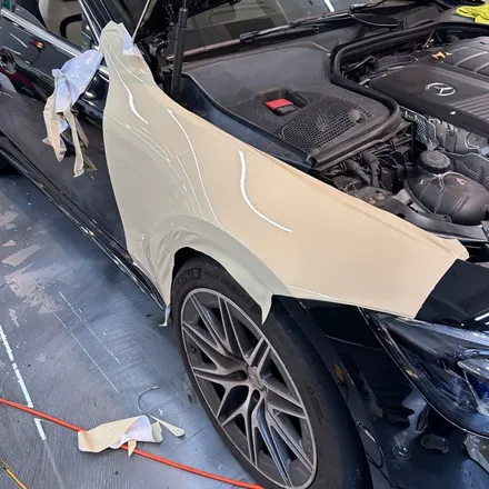 벤츠 AMG GT 랩핑 아이보리 화이트 전체 시공 리뷰 / 서울 중랑구 망우동