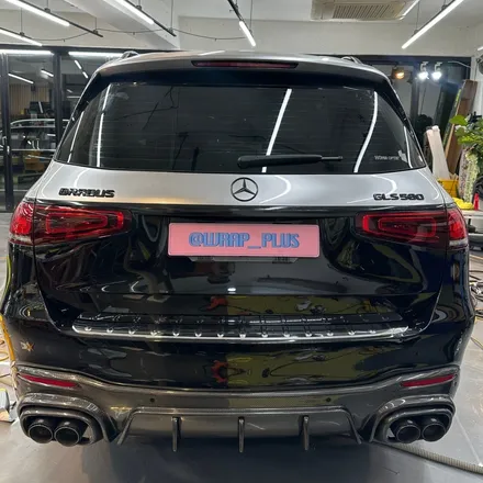 벤츠 브라부스 167 AMG GLS 63, 투톤 블랙 & GT 실버 랩핑 시공 / 서울 중랑구 망우동