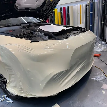 벤츠 AMG GT 랩핑 아이보리 화이트 전체 시공 리뷰 / 서울 중랑구 망우동