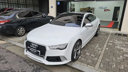 남양주 랩핑 아우디 A7 오토벨벳 피아노 블랙 고광택 루프스킨 AutoVelvet / 남양주 다산동