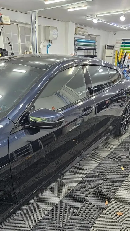 남양주랩핑샵 BMW 840i 그란쿠페 크롬딜리트 크롬죽이기 / 남양주 다산동