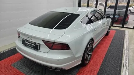 남양주 랩핑 아우디 A7 오토벨벳 피아노 블랙 고광택 루프스킨 AutoVelvet / 남양주 다산동