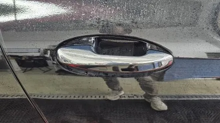 남양주랩핑샵 벤츠 GT43 AMG 전체 크롬죽이기 오토벨벳 PET 고광택 유광 블랙 올블랙 엠블럼 및 레터링 교체 / 남양주 다산동