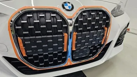 남양주랩핑샵 BMW 420i 4시리즈 그릴 크롬죽이기 크롬딜리트 루프스킨 사이드미러 랩핑 부분랩핑 / 남양주 다산동