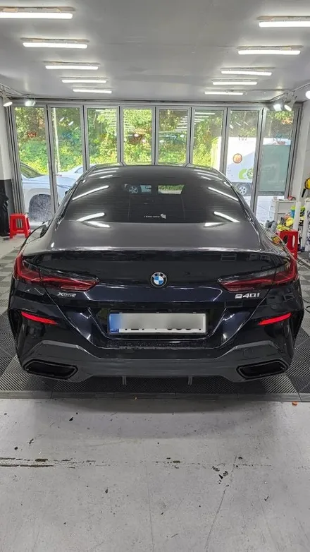 남양주랩핑샵 BMW 840i 그란쿠페 크롬딜리트 크롬죽이기 / 남양주 다산동