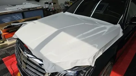 남양주랩핑 벤츠 S350d S클래스 전체랩핑 3M 2080 유광 화이트 / 남양주 다산동