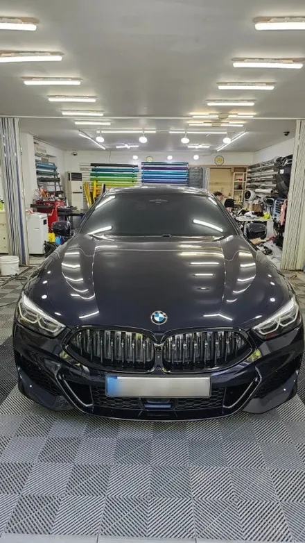 남양주랩핑샵 BMW 840i 그란쿠페 크롬딜리트 크롬죽이기 / 남양주 다산동