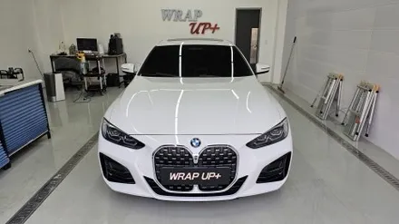 남양주랩핑샵 BMW 420i 4시리즈 그릴 크롬죽이기 크롬딜리트 루프스킨 사이드미러 랩핑 부분랩핑 / 남양주 다산동