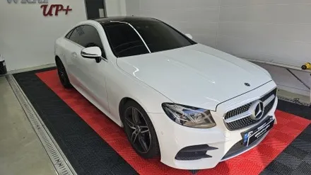 남양주랩핑 벤츠 E클래스 E220d 쿠페 윈도우몰딩 크롬죽이기 / 남양주 다산동