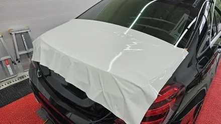 남양주랩핑 벤츠 S350d S클래스 전체랩핑 3M 2080 유광 화이트 / 남양주 다산동