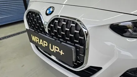 남양주랩핑샵 BMW 420i 4시리즈 그릴 크롬죽이기 크롬딜리트 루프스킨 사이드미러 랩핑 부분랩핑 / 남양주 다산동
