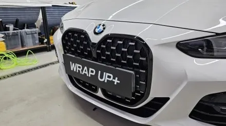 남양주랩핑샵 BMW 420i 4시리즈 그릴 크롬죽이기 크롬딜리트 루프스킨 사이드미러 랩핑 부분랩핑 / 남양주 다산동