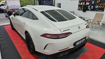 남양주랩핑 벤츠 GT43 AMG 루프스킨 부분랩핑 스포일러 랩핑 / 남양주 다산동