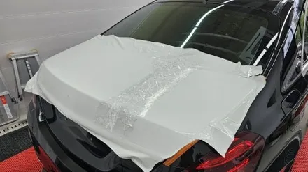 남양주랩핑 벤츠 S350d S클래스 전체랩핑 3M 2080 유광 화이트 / 남양주 다산동