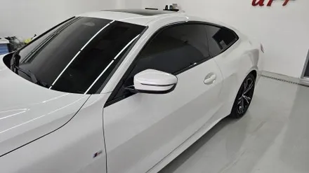 남양주랩핑샵 BMW 420i 4시리즈 그릴 크롬죽이기 크롬딜리트 루프스킨 사이드미러 랩핑 부분랩핑 / 남양주 다산동