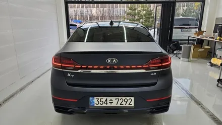 남양주랩핑샵 기아 K7 프리미어 사틴 블루블랙 전체랩핑 / 남양주 다산동