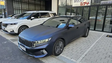 남양주랩핑샵 기아 K7 프리미어 사틴 블루블랙 전체랩핑 / 남양주 다산동