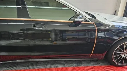 남양주랩핑 벤츠 S350d S클래스 전체랩핑 3M 2080 유광 화이트 / 남양주 다산동