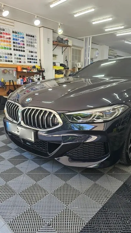 남양주랩핑샵 BMW 840i 그란쿠페 크롬딜리트 크롬죽이기 / 남양주 다산동