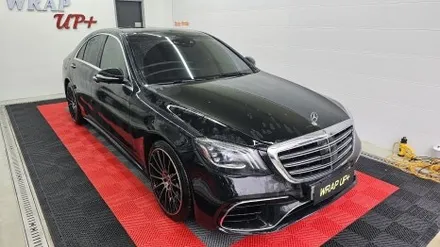남양주랩핑 벤츠 S350d S클래스 전체랩핑 3M 2080 유광 화이트 / 남양주 다산동