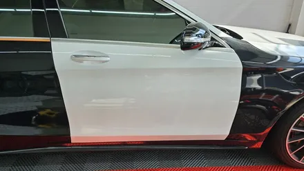 남양주랩핑 벤츠 S350d S클래스 전체랩핑 3M 2080 유광 화이트 / 남양주 다산동