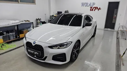 남양주랩핑샵 BMW 420i 4시리즈 그릴 크롬죽이기 크롬딜리트 루프스킨 사이드미러 랩핑 부분랩핑 / 남양주 다산동