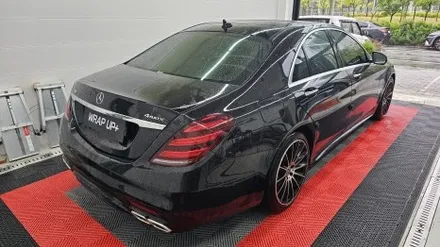 남양주랩핑 벤츠 S350d S클래스 전체랩핑 3M 2080 유광 화이트 / 남양주 다산동