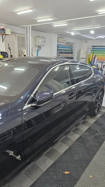 남양주랩핑샵 BMW 840i 그란쿠페 크롬딜리트 크롬죽이기 / 남양주 다산동